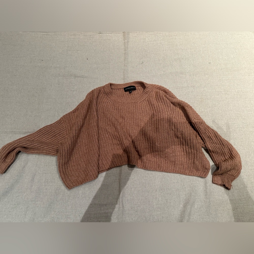 Light pink cotton candy la sweater